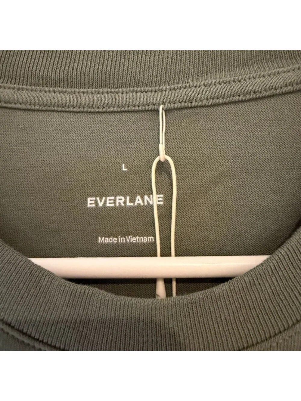 Everlane The Midweight Tee Agave Green Size Large NWT - Picture 3 of 6